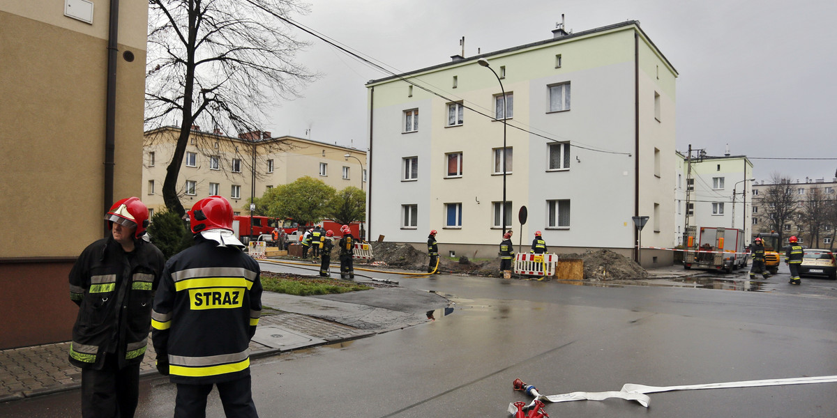 Chorzów. Pożar gazu przy ul. Odrodzenia 