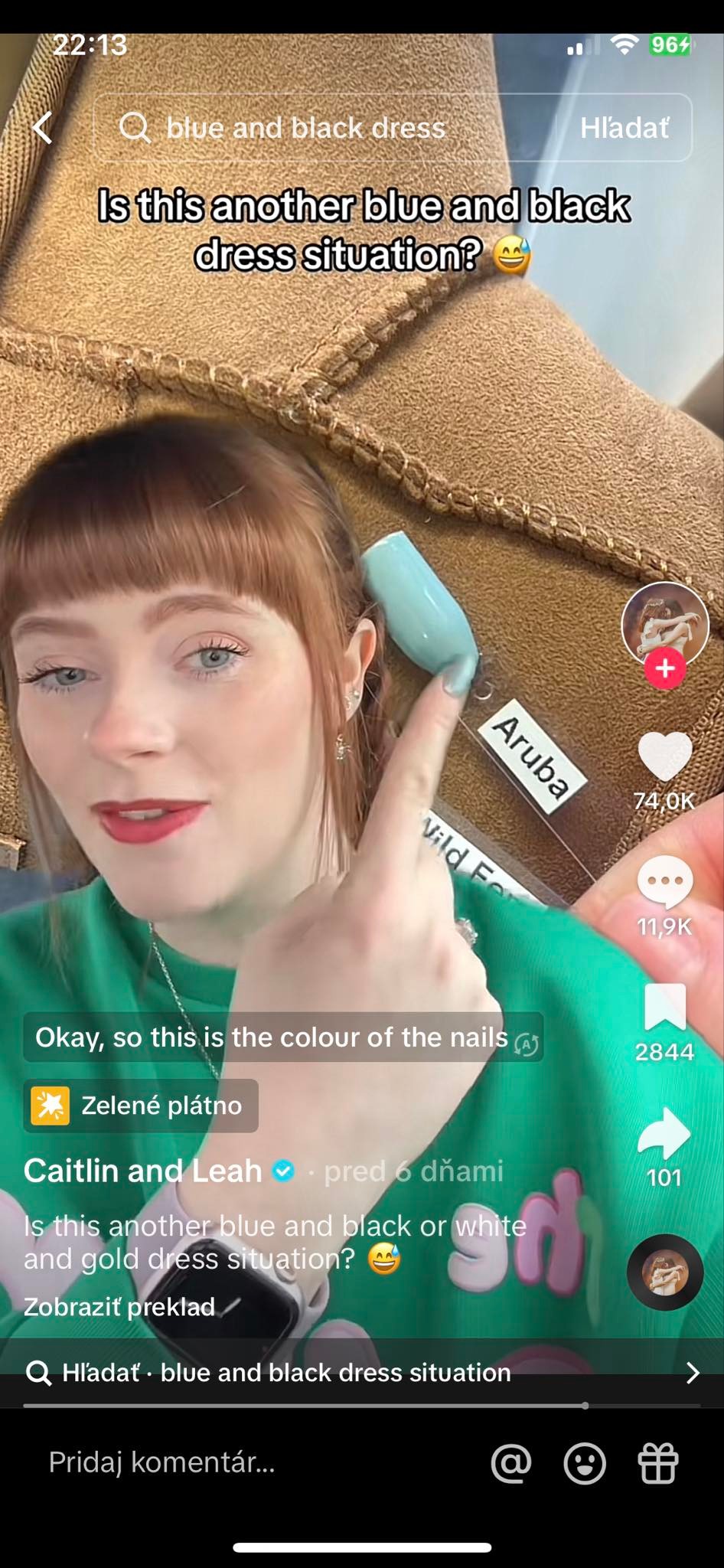 Sú modré alebo zelené?