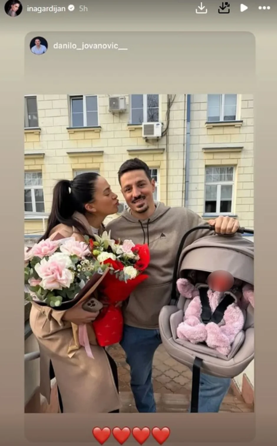 Ina Gardijan izašla iz porodilišta