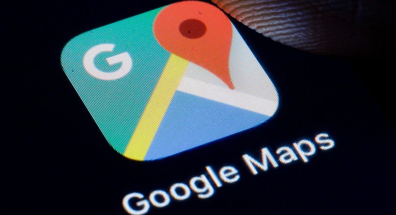 Google Maps' Go menu lets you find your saved routes.
