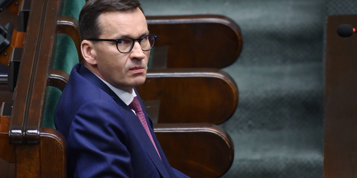 Mateusz Morawiecki. 