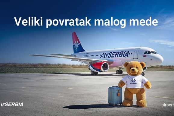 Veliki povratak malog mede na letove Er Srbije