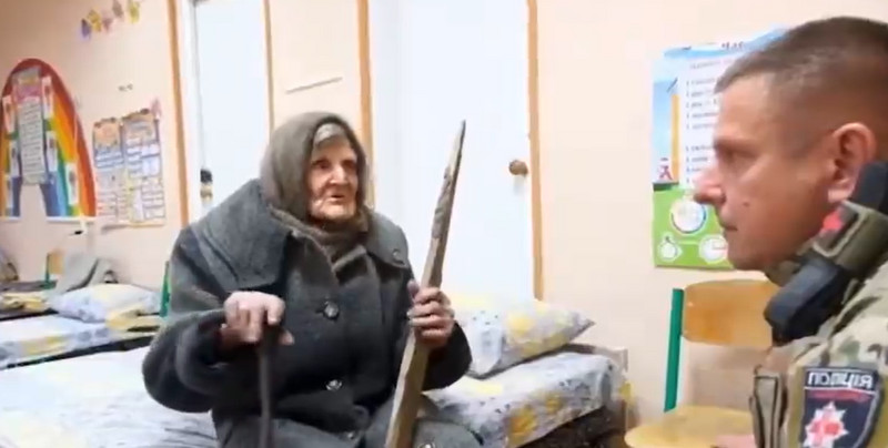 Dramat 98-latki. Uciekała 10 km pieszo z terenów okupowanych przez Rosjan