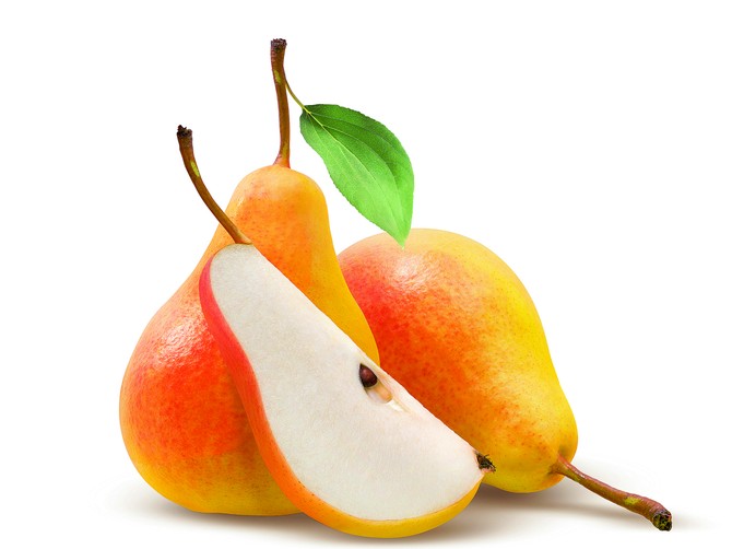130323_stockphototwoyellowpearsandquartersplitisolatedonwhitebackgroundaspackagedesignelement222292819