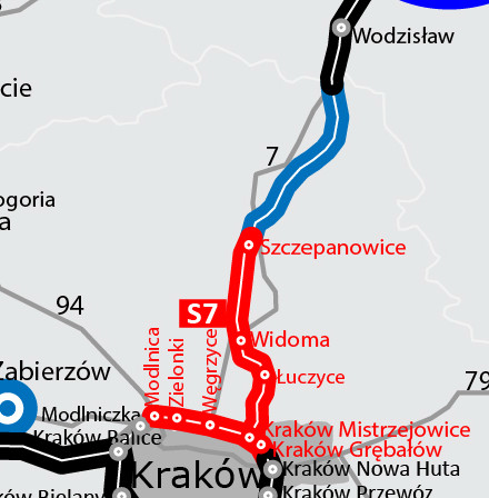 S7 Kraków - Szczepanowice 