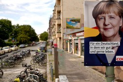 Campaign posters for German parliamentary elections 2017