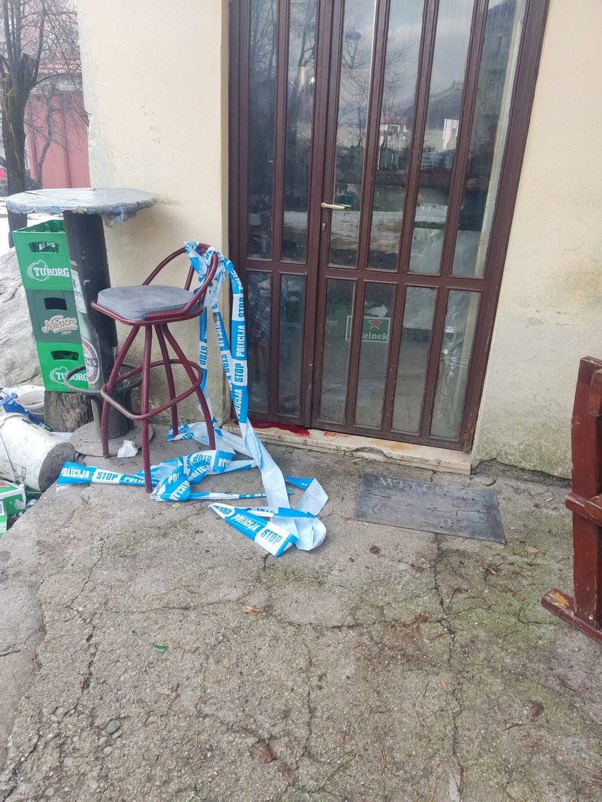 Kafana, masovno ubistvo, Cetinje