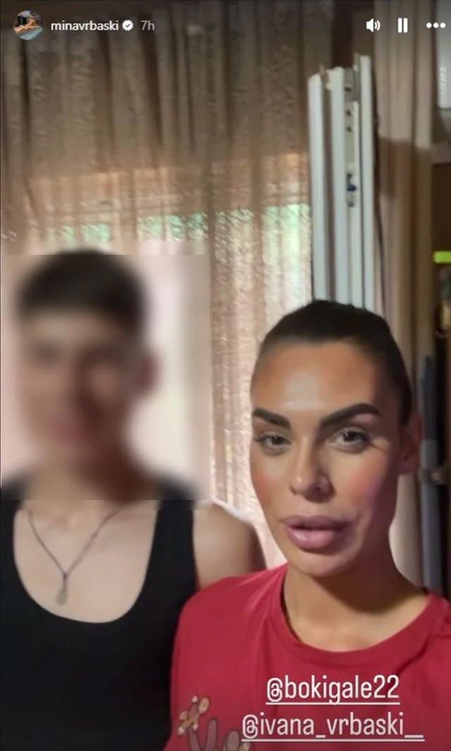 Mina Vrbaški sa bratom nakon napuštanja Elite 9
