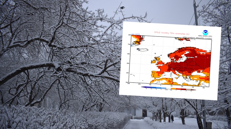 O prawdziwą zimę w styczniu może być bardzo trudno (mapa: NOAA)