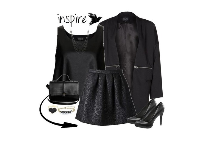 Jesienne stylizacje z czernią w roli głównej - propozycje Domodi.pl