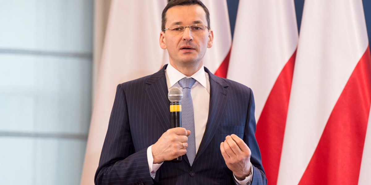 Wicepremier Mateusz Morawiecki