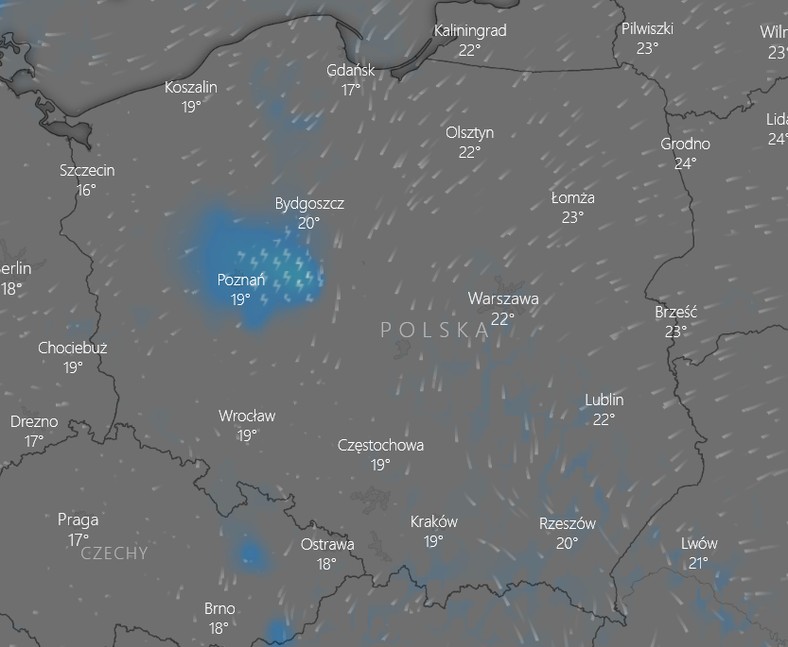 Pogoda w piątek - godz. 8