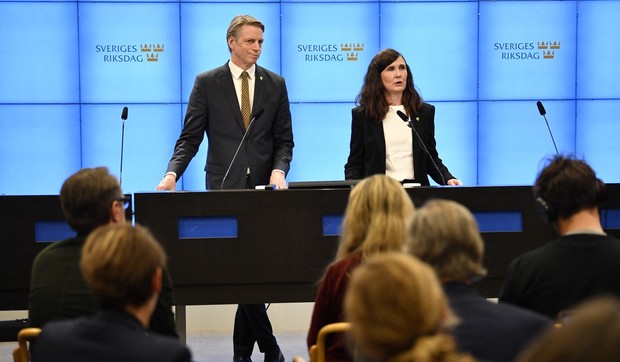 Portparoli švedske Zelene partije Per Bolund i Marta Stenevi