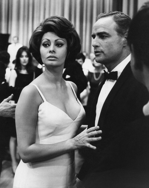 Marlon Brando i Sophia Loren