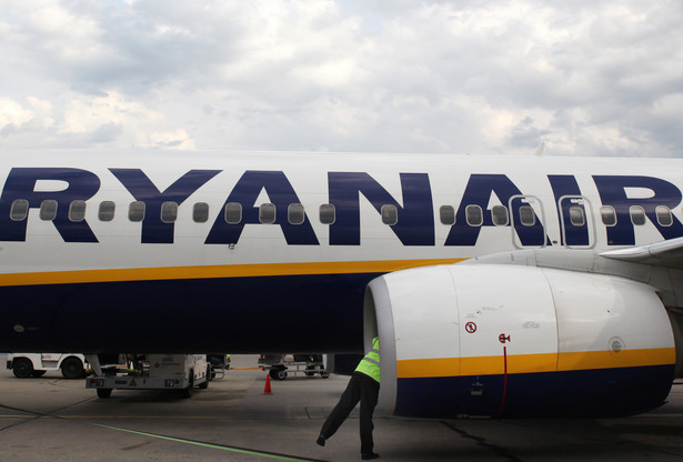 Samolot Ryanair. Fot. Bloomberg