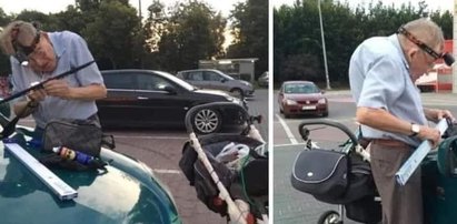 Pan Andrzej od 20 lat wymienia na parkingu wycieraczki. Teraz emeryt wreszcie będzie mógł odpocząć. Zebrano dla niego ogromną sumę!