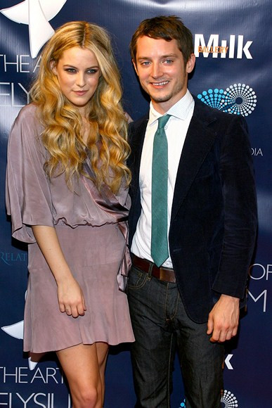 Riley Keough i Elijah Wood (fot. Getty Images)