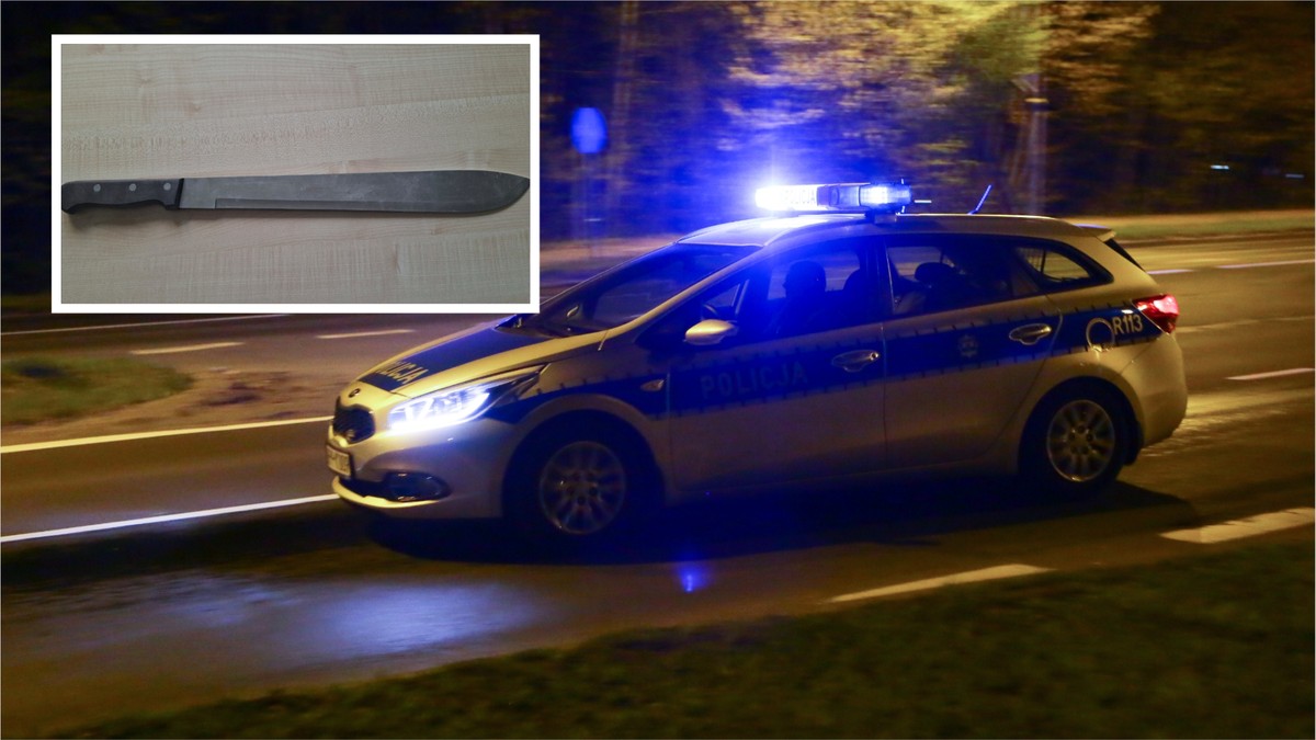 Napastnik ranił maczetą dwie osoby. Dziwne zachowanie poszkodowanych