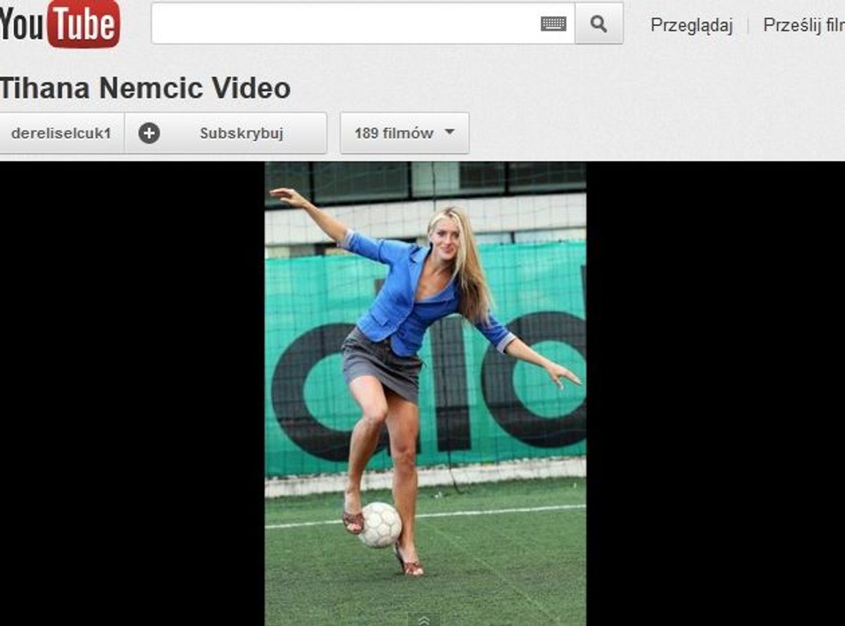 Była miss trenuje... piłkarzy. Lepszych kandydatów nie było