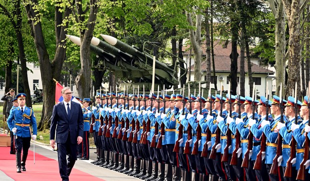 Sastanak predsednika Srbije Aleksandra Vučića sa najvišim rukovodstvom Ministarstva odbrane i Vojske Srbije