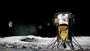Intuitive Machines' Odysseus moon lander touched down on the moon's surface.Intuitive Machines / NASA