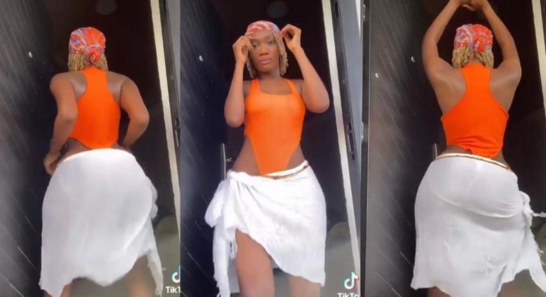 Twerking Wendy Shay threatens to snatch someone's man with her slim waist in 'wild' video