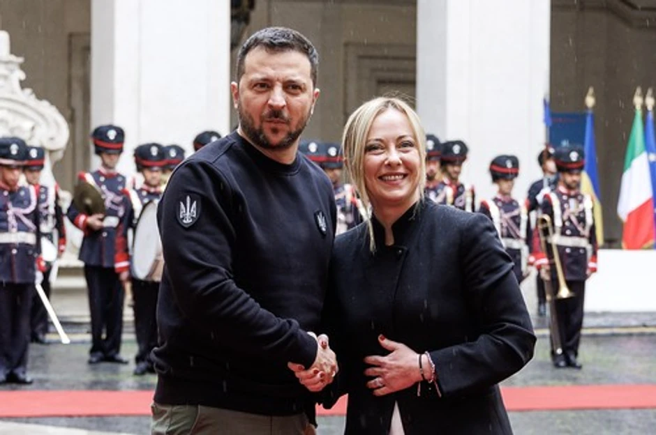 Volodimir Zelenski i Đorđa Meloni
