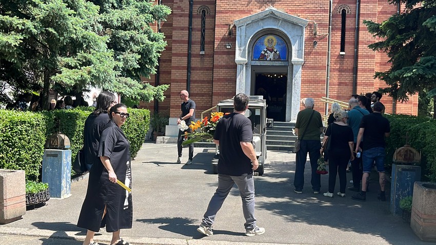 Sahrana Anđelke Milivojević Tadić