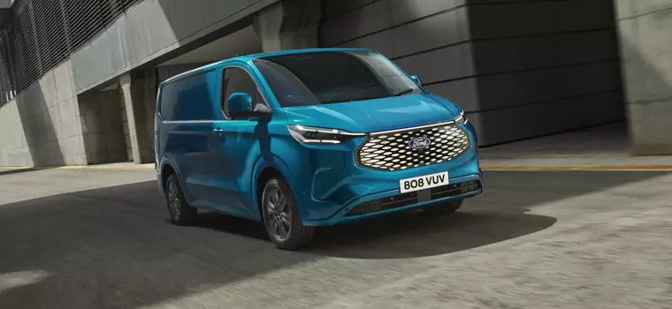 Ford E-Transit Custom. Taki będzie też nowy dostawczy Volkswagen 