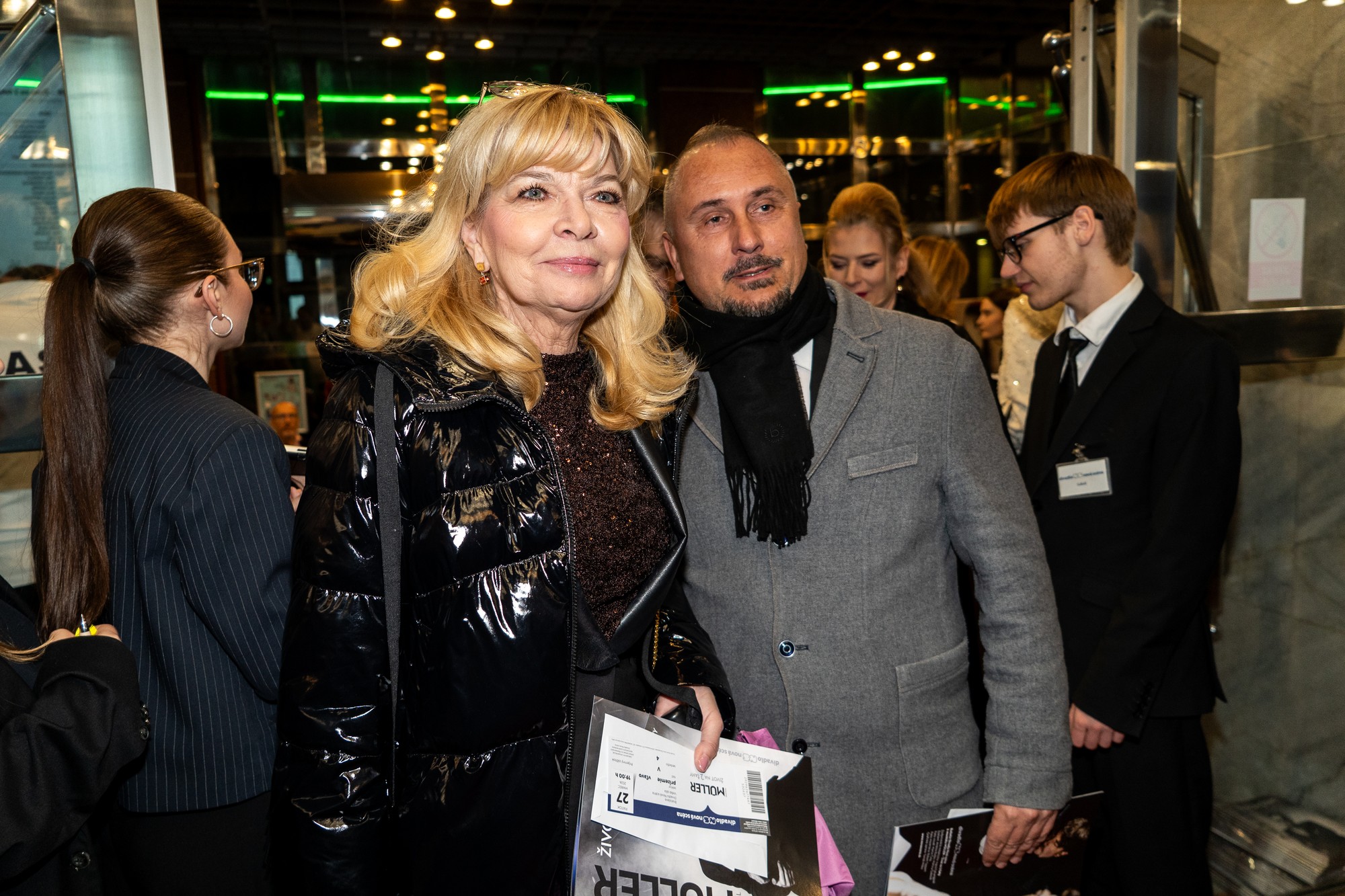 Premiéra muzikálu Müller – Život na dva ťahy: riaditeľka SND Zuzana Ťapáková.