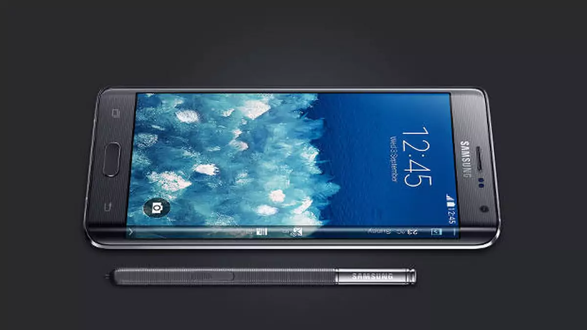 Samsung Galaxy Note 5 i S6 Edge Plus pozują na zdjęciu dla prasy