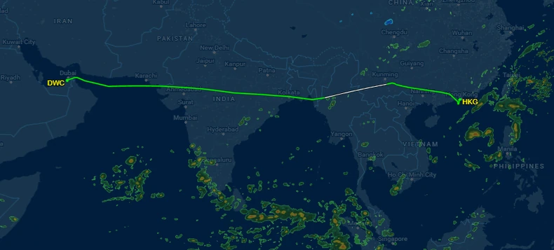 Trasa letenja Boing 747