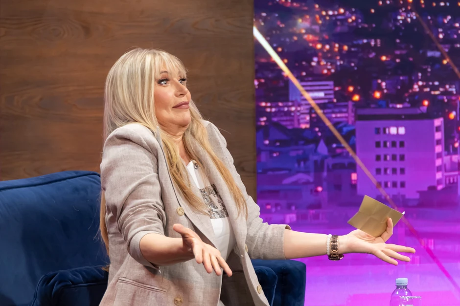 Saša Popović i Suzana Jovanović u "Ceca show" na "Blic" TV