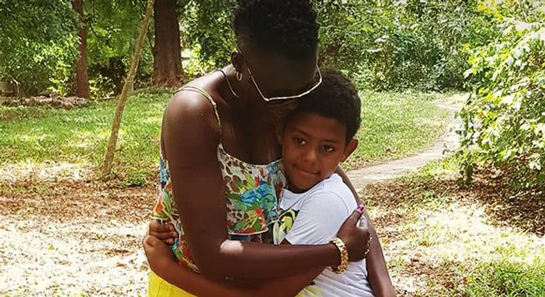 Akothee's son Ojwang turns a year older