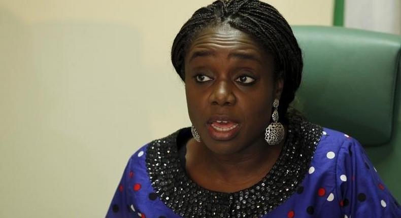 Nigeria's Finance Minister Kemi Adeosun speaks after the inauguration of the Efficiency Unit during an exclusive interview with Reuters in Abuja, Nigeria, November 30, 2015 REUTERS/Afolabi Sotunde