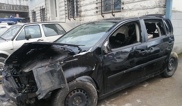 Auto koji je Anđela vozila nalazi se ispred PS u Vladičinom Hanu