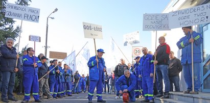 Protest w GOŚ. Dlaczego pracownicy wyszli przed zakład?