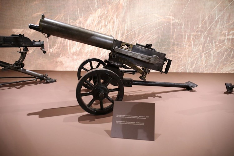 Rosyjski ciężki karabin maszynowy Maxim wz. 1910