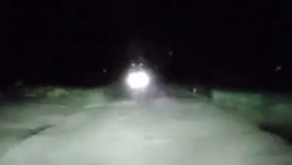 Videó! Bokorban szexelő párt világított meg a balesetet elkerülő autó lámpája!