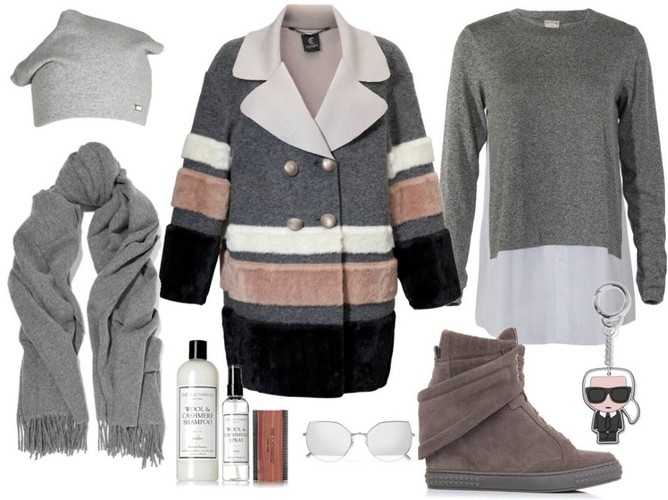 Otul się na zimę. STYLIZACJA: płaszcz – Cristina Effe/cristinaeffe.com, bluzka – Rabarbar/rabarbar.com.pl, czapka- Midori/midori.pl, dodatki – TK Maxx