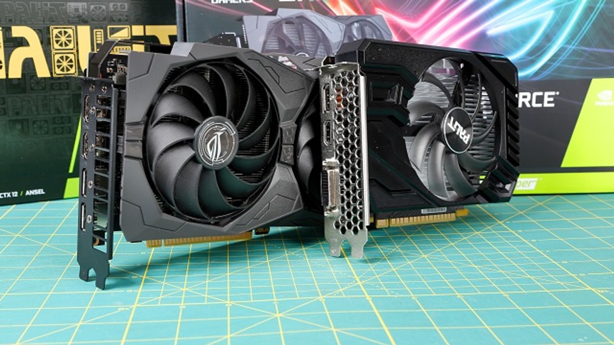 Nvidia GeForce 1650 Super test dw ch modeli Asus Strix i Palit