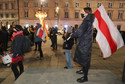 Demonstracja poparcia dla Białorusi, Warszawa. Autor: PAP/Paweł Supernak