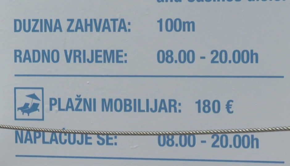 Ležaljke u Crnoj Gori od 20 do 180 evra