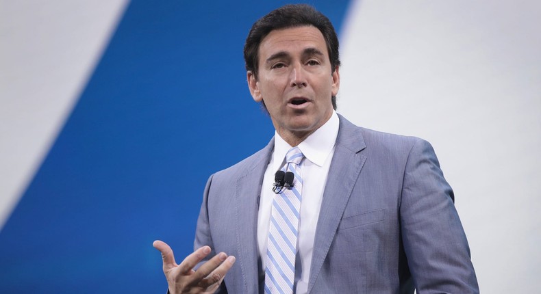 Mark Fields, President and CEO of Ford, speaks at the North American International Auto Show (NAIAS) on January 9, 2017 in Detroit, Michigan.Scott Olson/Getty Images