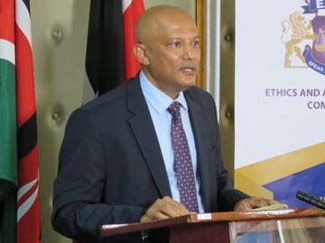 EACC CEO Twalib Mbarak during a past event