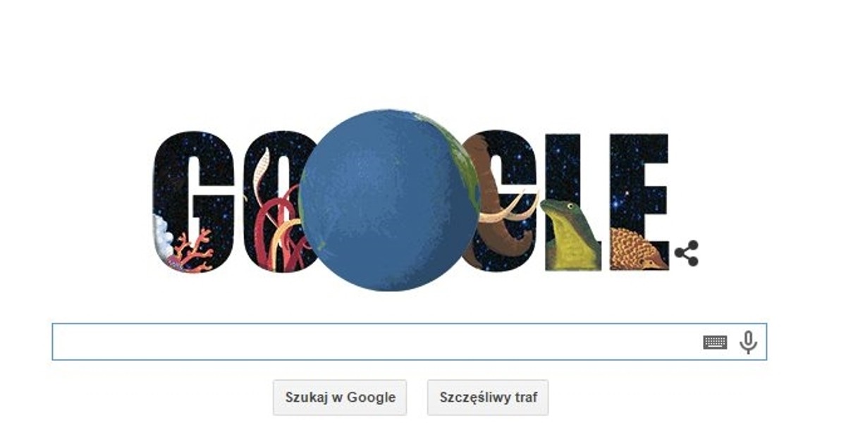 Google doodle Dzień Ziemi