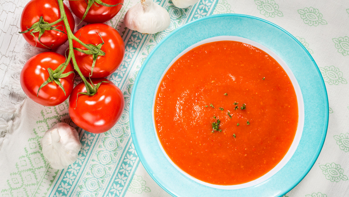 Gazpacho z sosem pietruszkowym - smaczne, zdrowe i... chłodzące