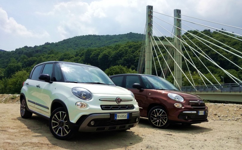 Bojowy Fiat 500L Cross ma długość 4,28 m przy rozstawie osi 2,61 m. Jego szerokość wynosi 1,80 m, a wysokość 1,68 m. A miejski 500L Urban jest delikatnie krótszy, węższy i niższy