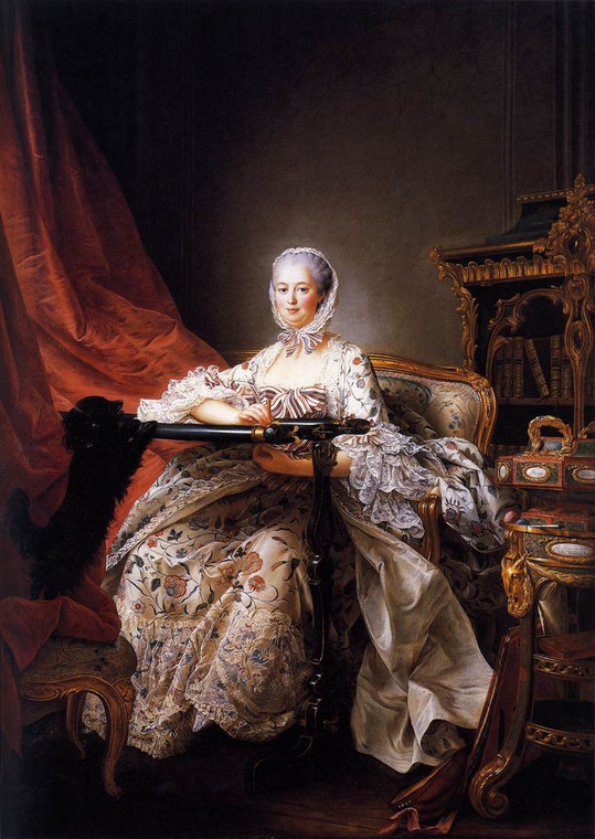 Portret markizy pędzla François-Huberta Drouais
