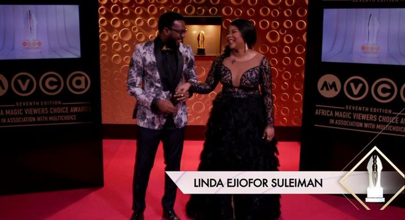 Linda Ejiofor and Ibrahim Suleiman (Africa Magic)